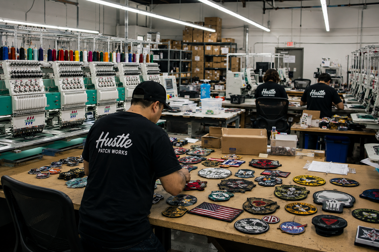 Hustle Patch Works production facility